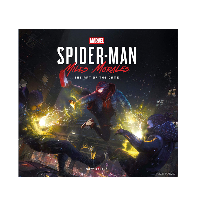 英文原版 蜘蛛侠 迈尔斯莫拉莱斯游戏设定集画集 Marvels Spider Man Miles Morales The Art of the Game Matt Ralphs漫威