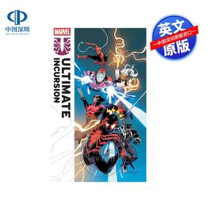 预售英文原版 漫威漫画 终极蜘蛛侠入侵 Ultimate Incursion 冒险故事书读物
