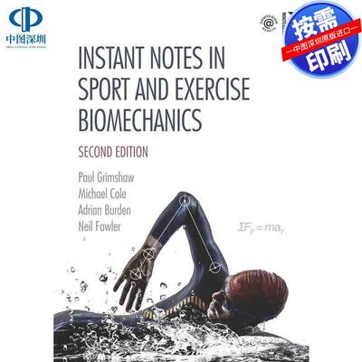 预售【按需印刷】英文原版 运动与运动生物力学的即时笔记 Instant Notes in Sport and Exercise Biomechanics 原装进口正版书籍