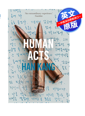 英文原版 Human Acts 人类行为 2024年诺贝尔文学奖得主 韩江 布克奖 素食主义者作者Han Kang