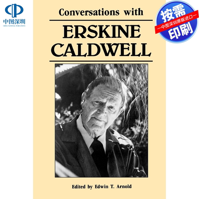 预售【按需印刷】英文原版 与厄斯金·考德威尔的对话 Conversations with Erskine Caldwell 原装进口正版书籍