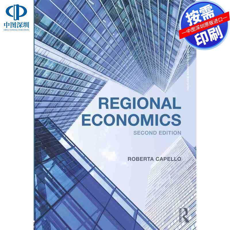 预售【按需印刷】英文原版 区域经济学 Regional Economics 原装进口正版书籍