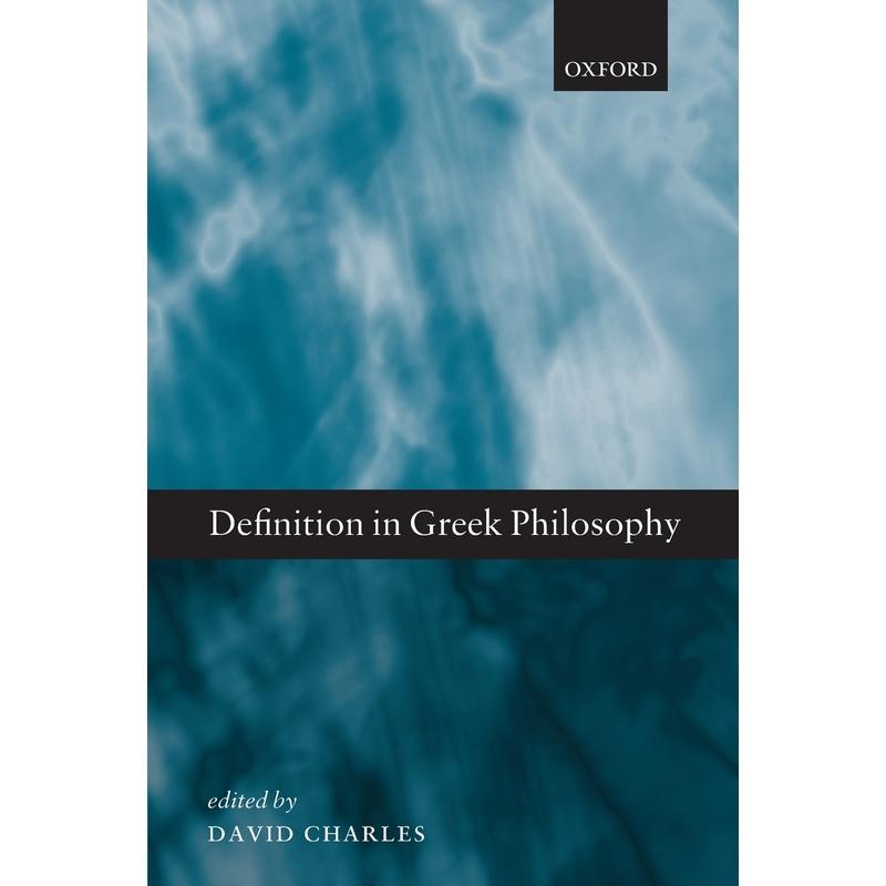 预售【按需印刷】英文原版 Definition in Greek Philosophy希腊哲学中的定义 牛津大学出版 原版进口正版书籍