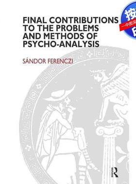 预售【按需印刷】英文原版 对精神分析问题与方法的最后贡献 Final Contributions to the Problems and Methods of Psycho-analys