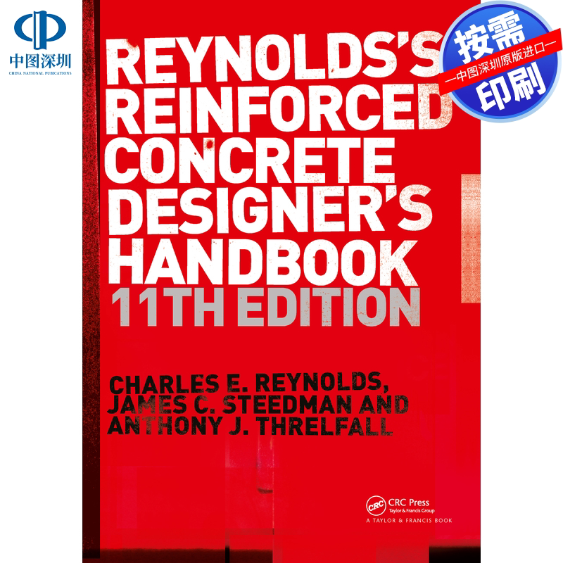 预售【按需印刷】英文原版 钢筋混凝土设计手册 Reinforced Concrete Designers Handbook 原装进口正版书籍
