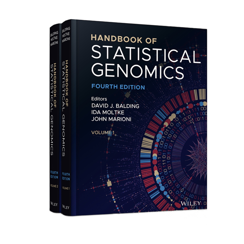 【预售 按需印刷】Wiley出版 统计基因组学手册第4版(卷1+2)Handbook of Statistical Genomics 4 Edition 进口英文正版书籍