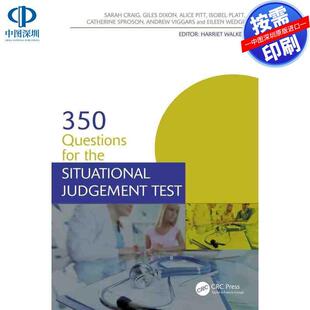 预售【按需印刷】英文原版 情境判断测试350问 350 Questions for the Situational Judgement Test 原装进口正版书籍