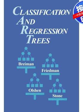 预售【按需印刷】英文原版 分类与回归树 Classification and Regression Trees 原装进口正版书籍