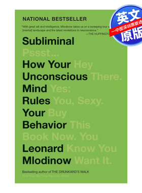 现货 英文原版  潜意识:你的潜意识如何支配你的行为 Subliminal : How Your Unconscious Mind Rules Your Behavior 控制你行为的