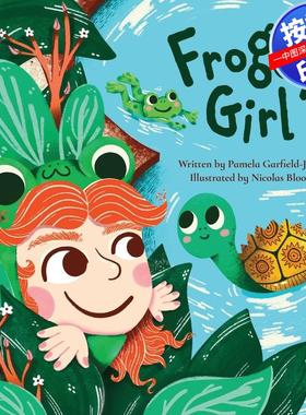 【预售 按需印刷】英文原版  青蛙女孩 Froggy Girl 原版进口正版书籍