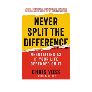 英文原版 强势谈判 Never Split the Difference intl