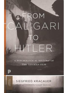 【预售 按需印刷】英文原版 From Caligari to Hitler从卡利加里到希特勒：德国电影的心理史进口原版正版书籍