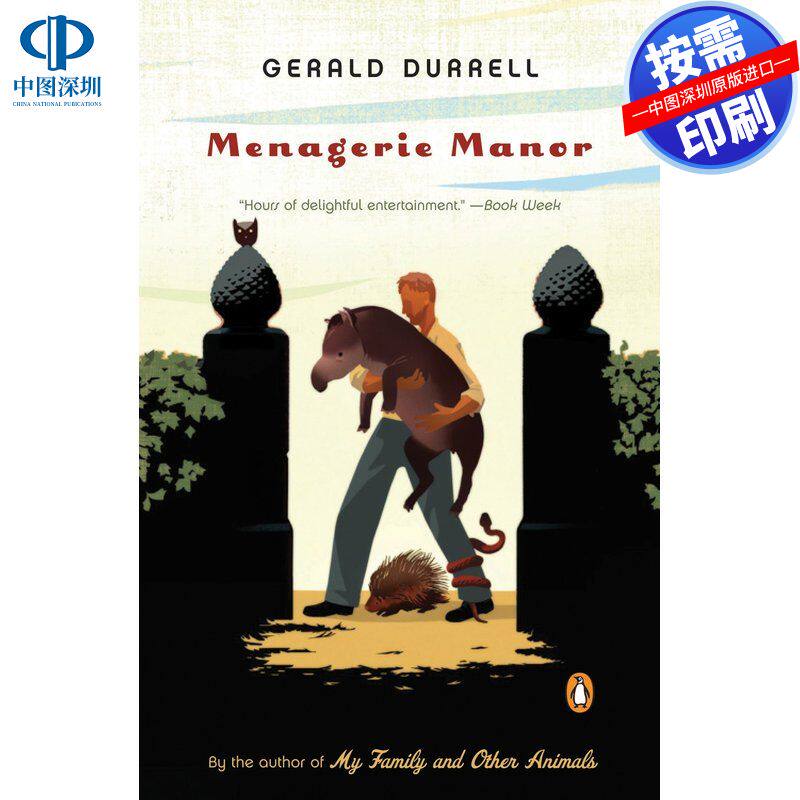 预售【按需印刷】动物园庄园Menagerie Manor企鹅兰登出版 进口书籍正版