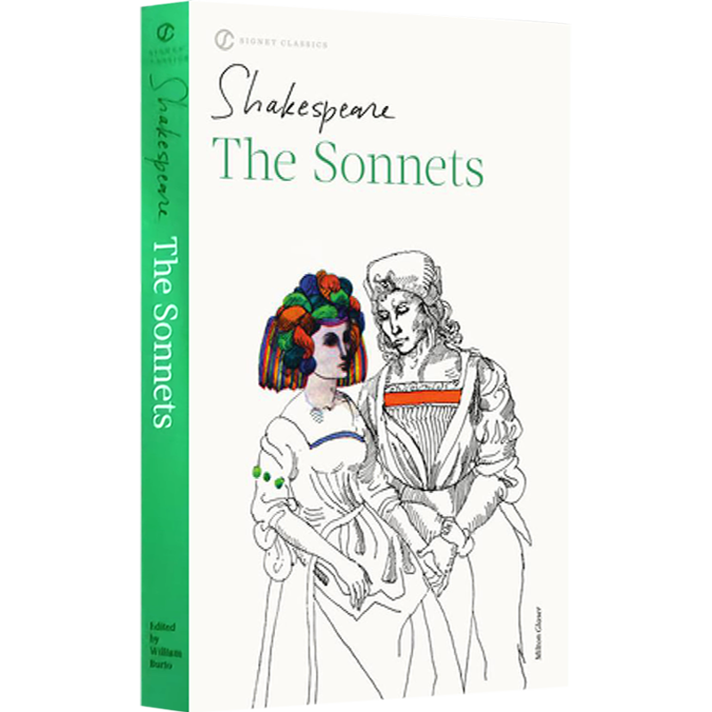 英文原版 莎士比亚十四行诗 诗歌集 世界经典文学名著读物 The Sonnets and Narrative Poems 友谊国外小说Shakespeare