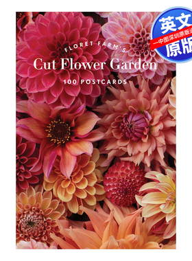 英文原版 Floret Farm's Cut Flower Garden 进口艺术 花艺农场 100张明信片 花卉植物摄影礼品 图书周边