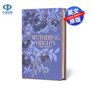 小说 勃朗特 呼啸山庄 刷金边版 Classics Bronte 预售英文原版 Gilded 世界经典 精装 Heights Wuthering 文学 Emily Signature