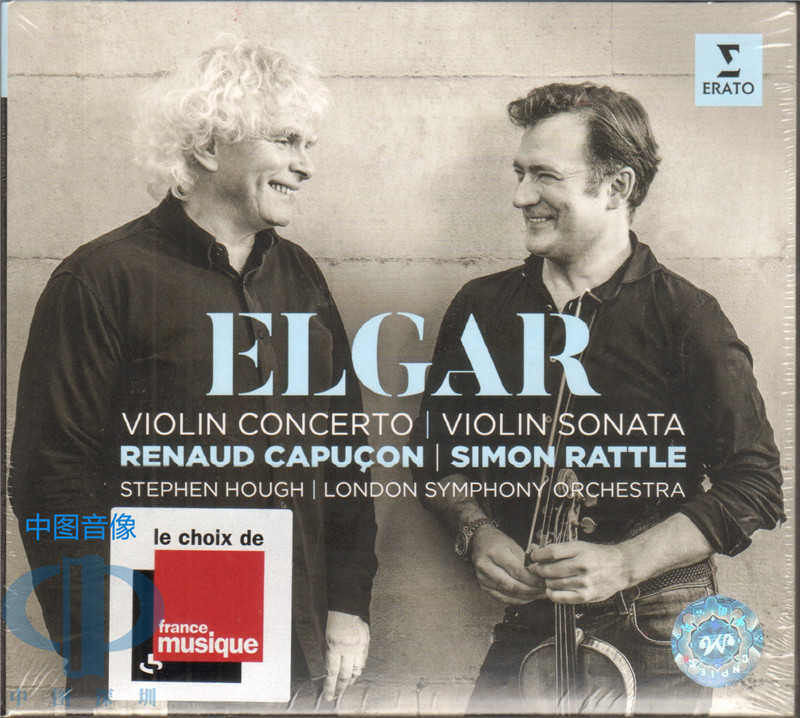 【中图音像】埃尔加 小提琴协奏曲/奏鸣曲CD 95112820 华纳