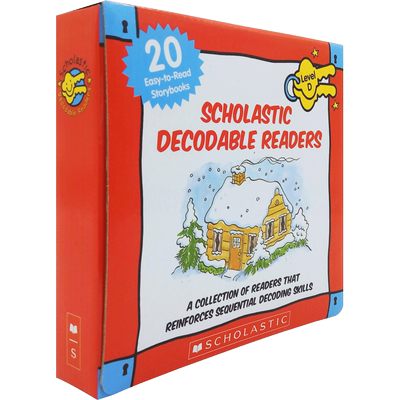英文原版 DECODABLE  READERS BOX SET LEVEL D 自然拼读读物套装：D级 儿童英文读物 进口正版