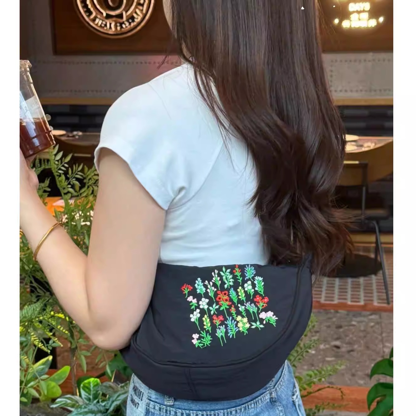 日本代购ballchain刺绣饺子包轻便小挎包腋下包2025秋单肩斜挎包