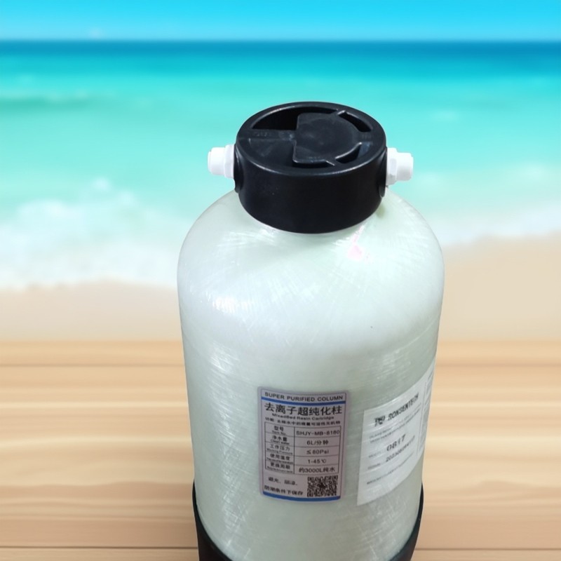 实验室超纯水器混床树脂罐 去离子水机抛光树脂桶 阴阳混合纯化柱