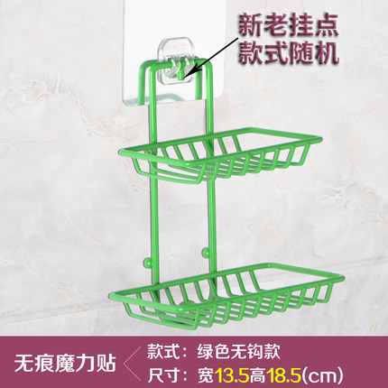 免打孔双层吸盘肥皂盒创意壁挂肥皂架沥水香皂盒卫生间置物架皂托
