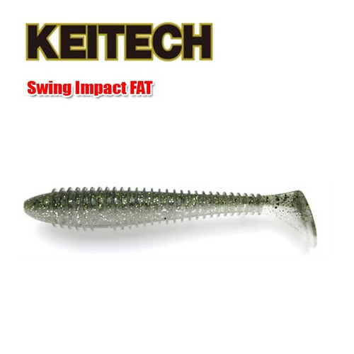 路亚软饵K牌T尾螺旋型ImpactFAT
