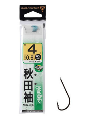 伽玛卡兹溪流钩小物钩马口石斑白条鲫鱼钩秋田袖子线半成品11003