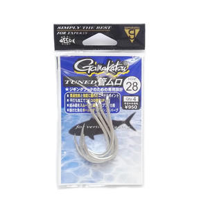 伽玛卡兹管付银鱼钩深海钩gamakatsu船钓海钓巨物鱼钩铁板钩66493