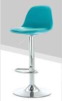 Bar stools, modern and simple Nordic style, front desk chairs, height-adjustable chairs, home high stools, bar chairs, fashionable backrests and rotations thumbnail 7