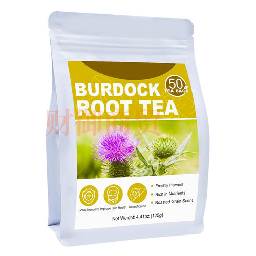 burdock root tea天然牛蒡根茶包50袋 牛蒡草本茶包凉茶菊科样品