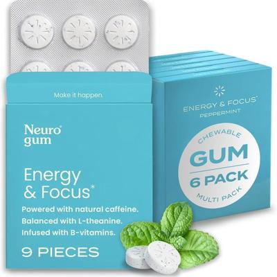 现货 薄荷糖片 跨境热卖品薄荷片糖NeuroGum Energy