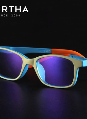 Bertha儿童防蓝光眼镜男女防辐射眼睛防电脑护目镜近视游戏平光镜