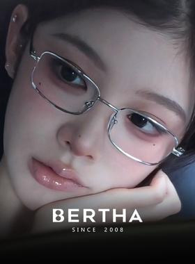 蔡司镜片眼镜近视女度数可配防蓝光超轻金丝高级感窄方小框8027