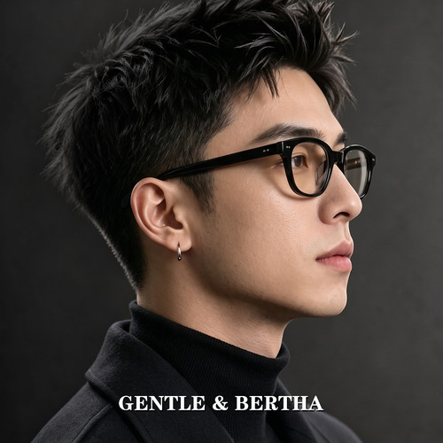 gm黑框眼镜男款潮近视防蓝光