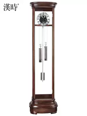 Han clock second-generation floor clock living room European-style movement table clock creative Rosewood old-fashioned clock HG131