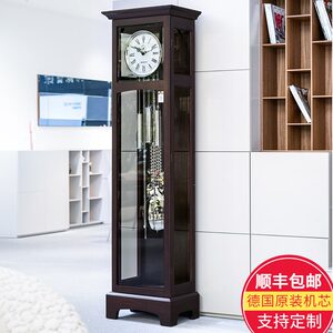 欧式落地钟客厅现代简约大座钟德国赫姆勒美式机械轻奢落地钟G628