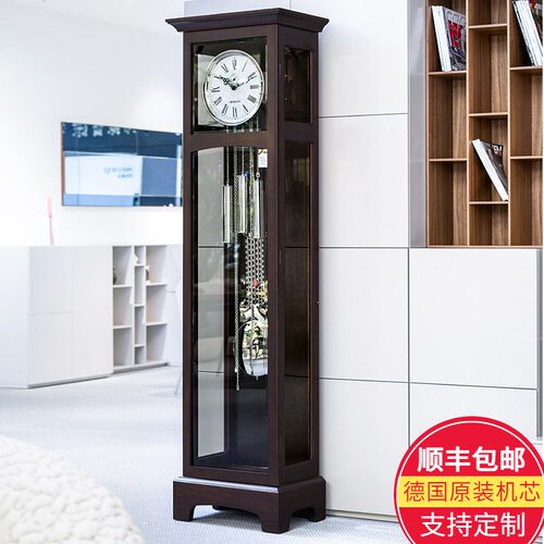 汉时机械落地钟北美黑胡桃德国芯