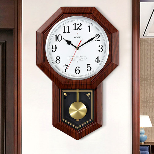 汉时老式家用静音仿古创意挂钟