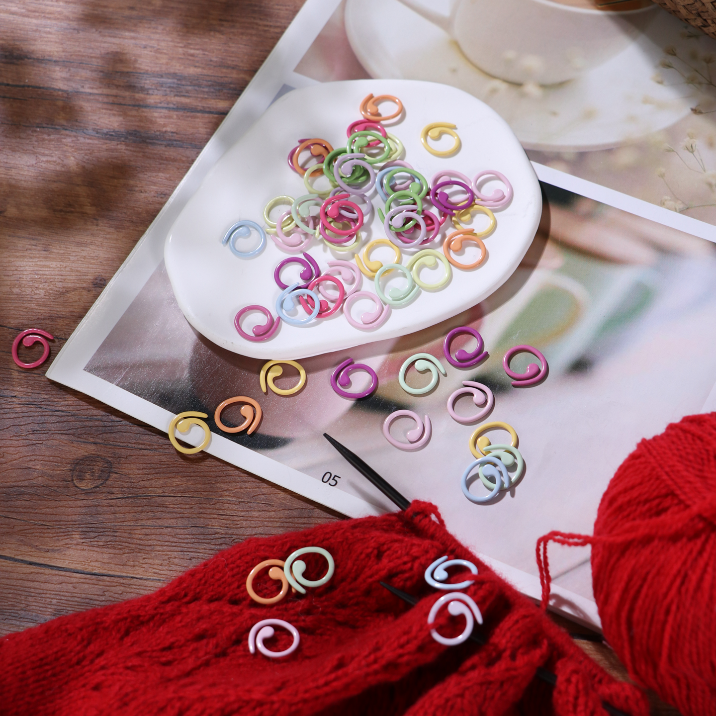 开口金属记号扣记号圈棒针钩针手工毛衣编织毛线针环形针工具配件,居家布艺,其他/配件/DIY/缝纫,淘宝优惠券,粉丝福利购,淘宝优惠卷