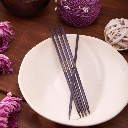 紫色立方体20cm双头直针