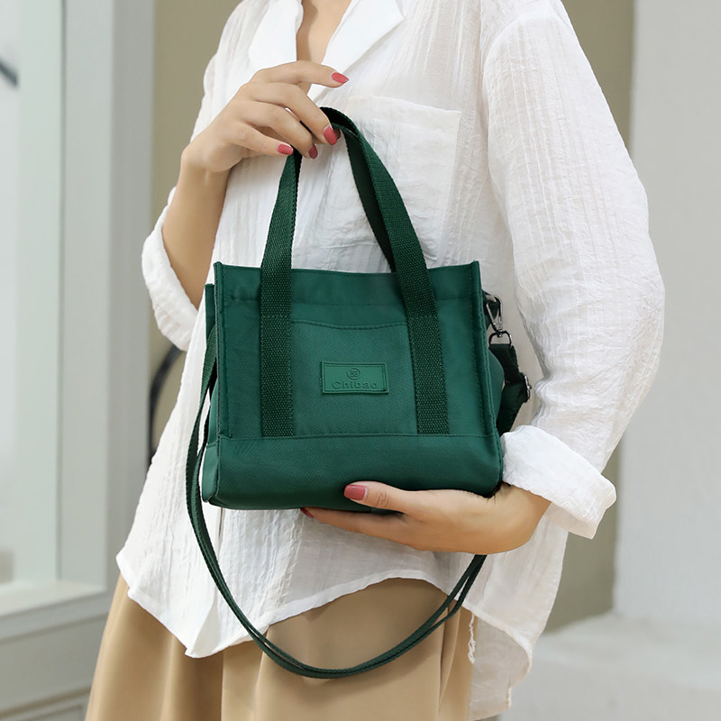 妈咪包小号妈妈外出背包高级托特包单肩包日韩休闲帆布女包手机袋