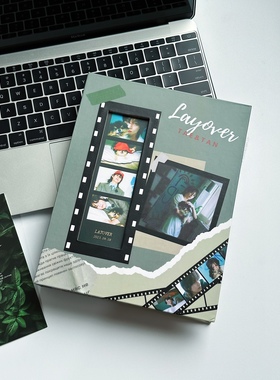 金泰亨LAYOVER人生四格硬纸板卡册韩国BTS防弹少年团V小卡收纳