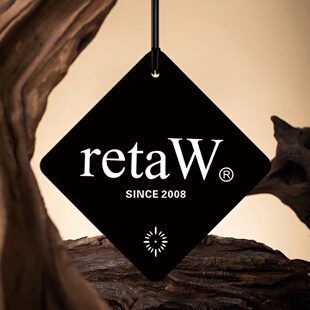 新款正品retaW汽车香片便携车载车内香薰片香氛衣厨鞋柜室内挂件