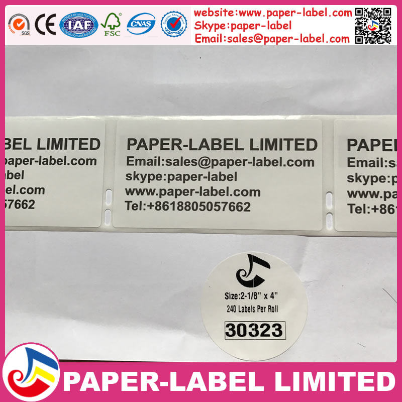 兼容DYMO三防热敏不干胶标签紙30323标签带 54mm*101mm热敏标签