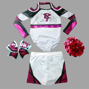 专业定制花球啦啦操服装啦啦队比赛服表演服舞蹈技巧啦啦服男女款