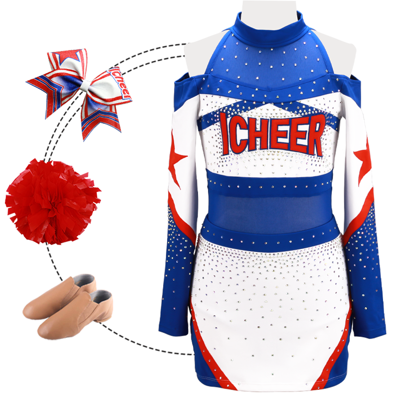 定制啦啦操比赛服健美操服装