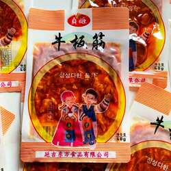 延边牛板筋40克10袋贞姬牛板筋延吉牛板筋朝鲜族啤酒菜油炸干牛筋