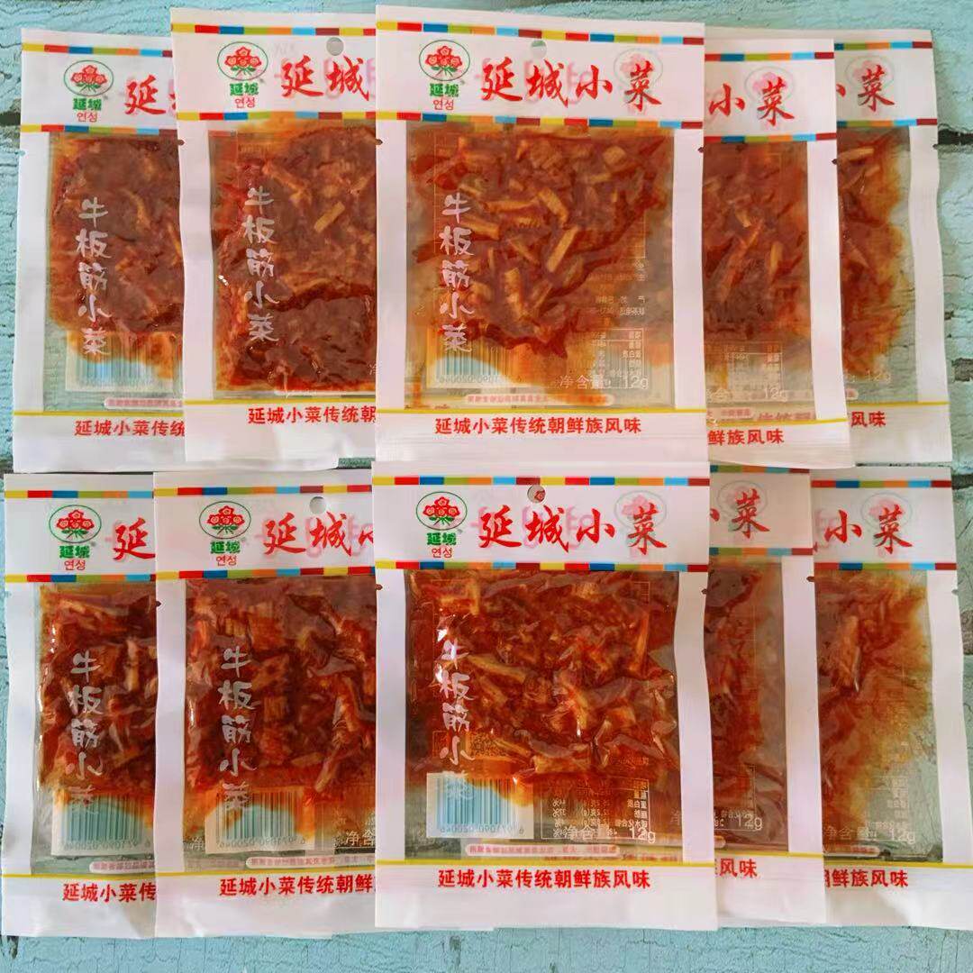 延边牛板筋延城牛板筋啤酒菜油炸干牛筋丝零食延吉美食特产小菜