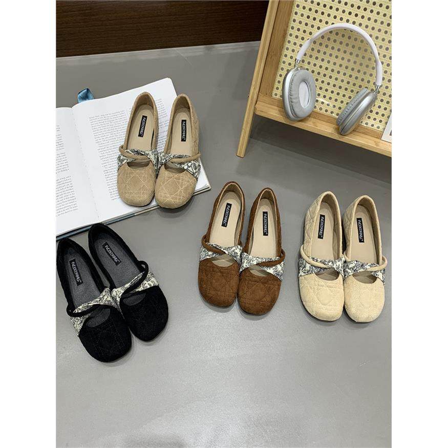 复古风芭蕾玛丽珍鞋女浅口平底单鞋蝴蝶结绑带小香风,女鞋,玛丽珍鞋,淘宝优惠券,粉丝福利购,淘宝优惠卷