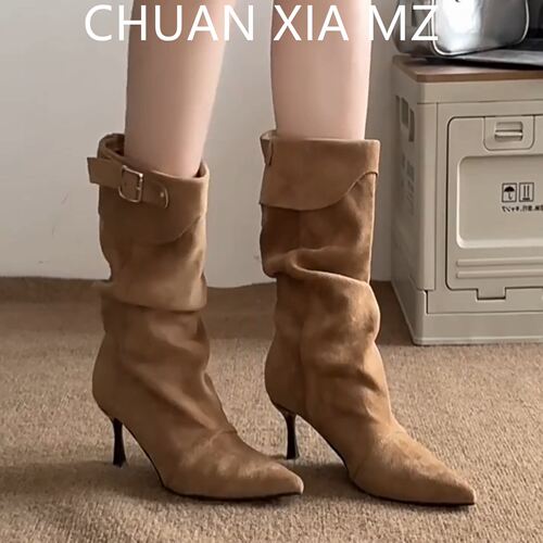 羊皮版~英伦复古风尖头短